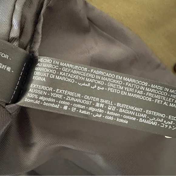 Massimo Dutti Women’s Olive Green Relaxed Fit Double Breasted Trench Coat Sz XS - Picture 13 of 15